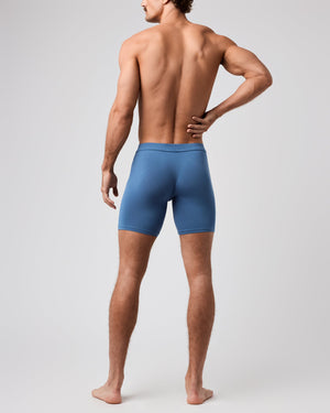 Obviously EliteMan Boxer Brief 6 inch Leg - Stellar — Back
