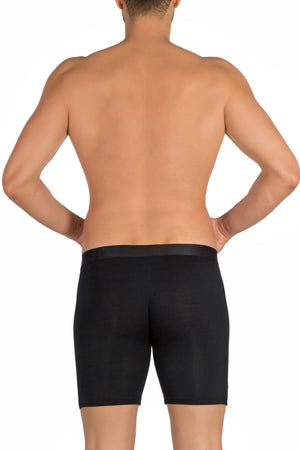 Obviously PrimeMan Boxer Brief 6 inch Leg - Black