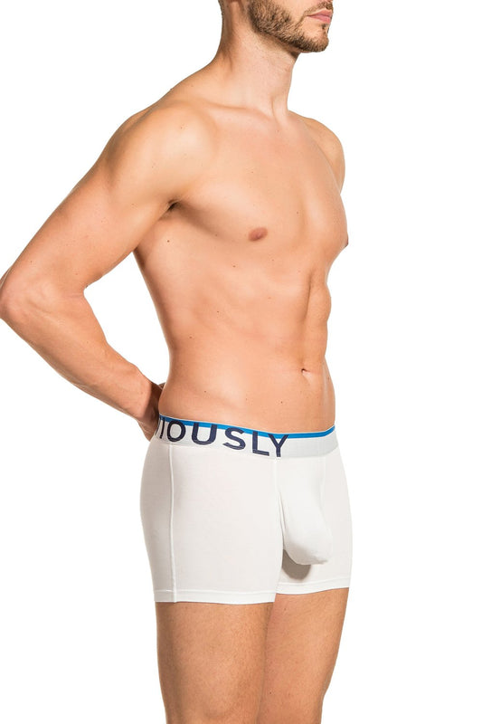 Obviously EveryMan Boxer Brief 3 inch Leg - White