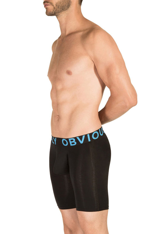 Obviously EveryMan Boxer Brief 9 inch Leg - Black