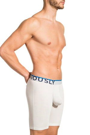 Obviously EveryMan Boxer Brief 9 inch Leg - White