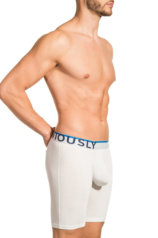 Obviously EveryMan Boxer Brief 9 inch Leg - White