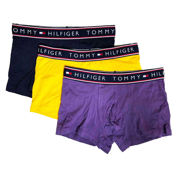 Tommy Hilfiger Men's 3 Pack Underwear Cotton Stretch Trunk